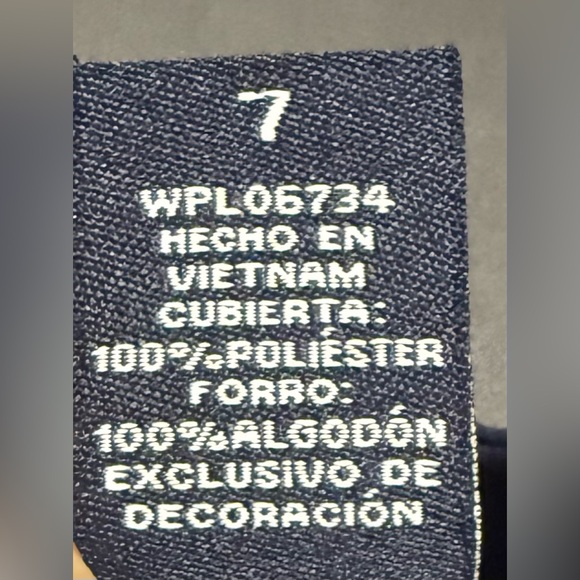 Nautica Blue and Yellow Pleated Sundress Sleeveless Casual - Picture 4 of 6